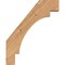 Ekena Millwork 3 1/2"W x 18"D x 22"H Merced Smooth Knee Brace, Western Red Cedar BRC04X18X22MRC00SWR - alternate 3